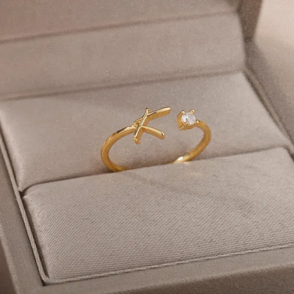 Alphabet Initial Rings Collection