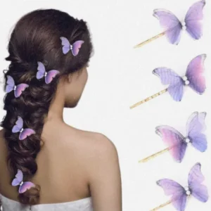 Crystal Butterfly Hair Clip