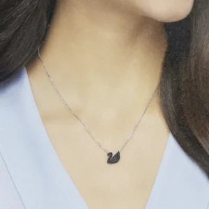 Black Swan Crystal Necklace Set
