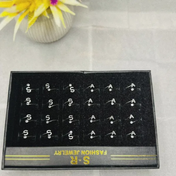 Alphabet Initial Rings Collection - Image 3